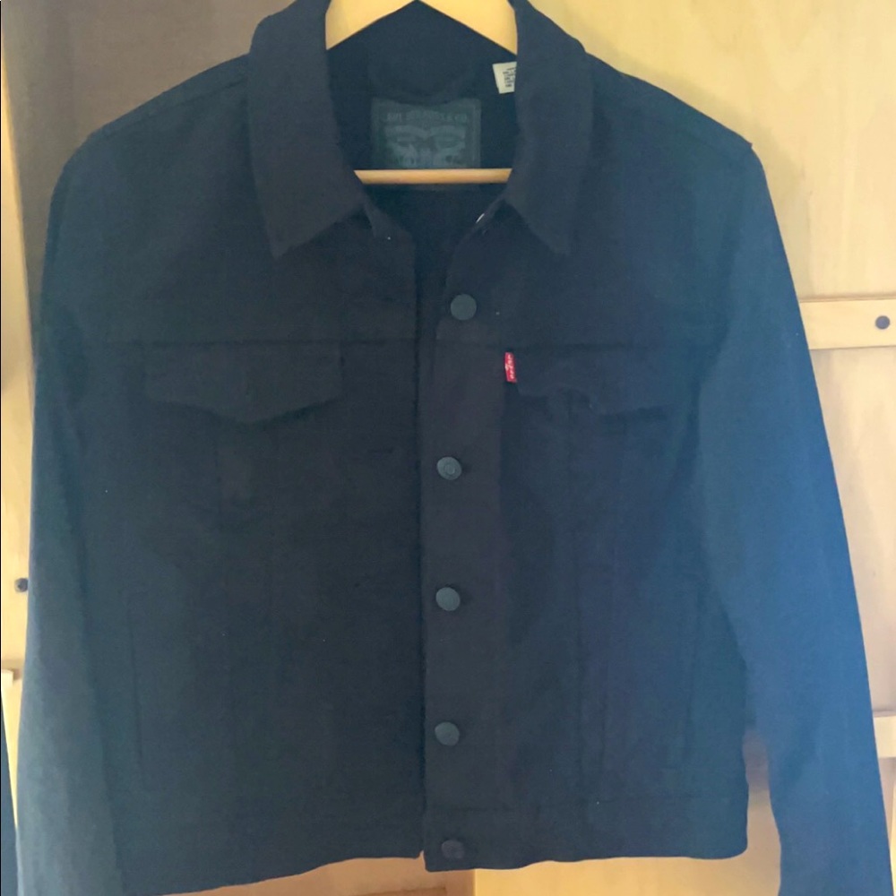 Levi’s Black Denim button up jacket